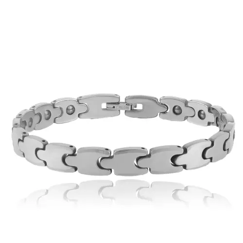BTM617 Titanium Steel Bracelet: Punk Style Unisex Tungsten Steel Wristband Accessory