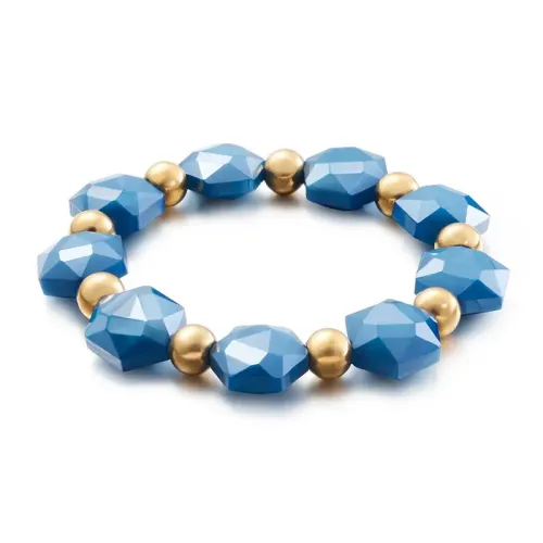 BTM1131 Bohemian Crystal Bead Bracelet for Women Ocean Inspired Middle Eastern Jewelry
