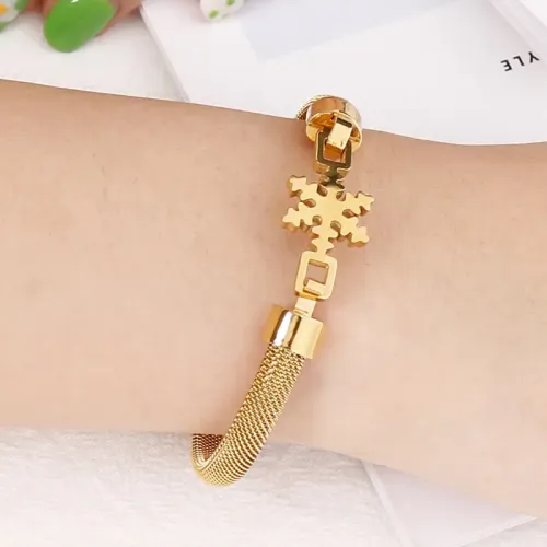 BTM1267 Mesh Stainless Steel Bracelet for Women Elegant Jewelry Wristband Accessory