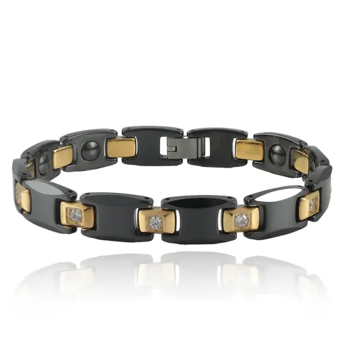 BTM621 Punk Titanium and Tungsten Steel Bracelets Stylish Unisex Stainless Steel Jewelry