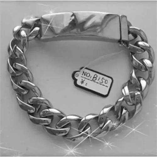 BTM1471 Men's Stainless Steel Twisted Link Bracelet Durable Titanium Fashion Jewelry