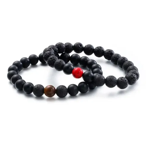 BTM974 8mm Buddhist Prayer Beads Bracelet Unisex Spiritual Jewelry for Men Women