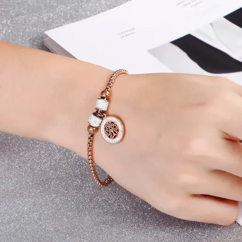 BTM1318 Circular Diamond-Studded Women's Bracelet Perfect Christmas Jewelry Gift