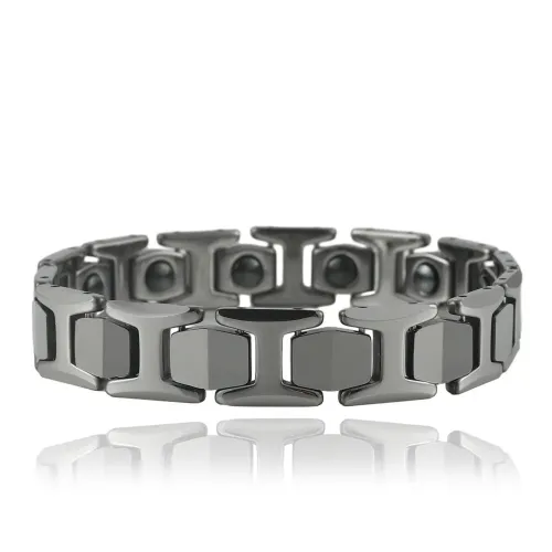 BTM631 Edgy Punk-Inspired Tungsten Titanium Steel Unisex Bracelets | Chic Stainless Jewelry