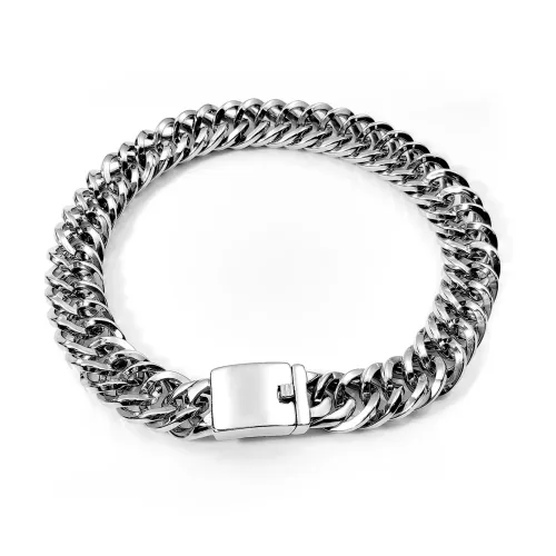 BTM1456 Matte Finish Stainless Steel Men's Bracelet Sleek Durable Fashion Accessory