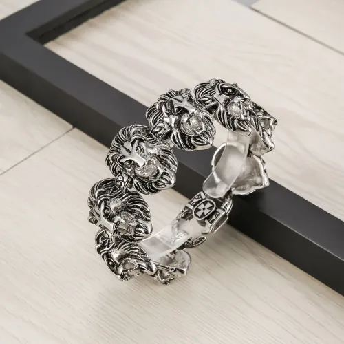BTM905 Titanium Steel Lion Head Bracelet Men's Hip Hop Stainless Steel Jewelry Accessory