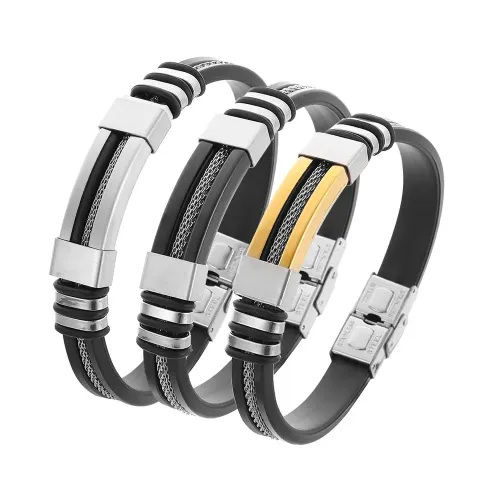 BTM681 Titanium Steel Bracelet Sleek and Durable Wristband for Everyday Wear