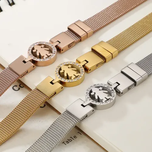 BTM1298 Little Girl's Mesh Strap Bracelet Cute Trendy Kids' Accessory