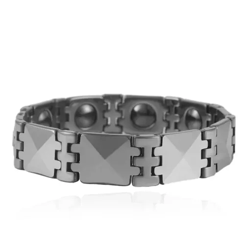 BTM613 Unisex Punk Tungsten Steel Bracelet | Durable Titanium Stainless Steel Wristband