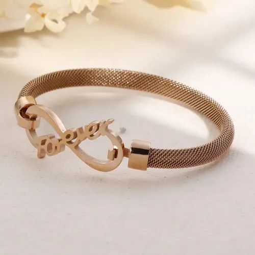 BTM1261 Forever Infinity Mesh Bracelet Timeless Jewelry Accessory