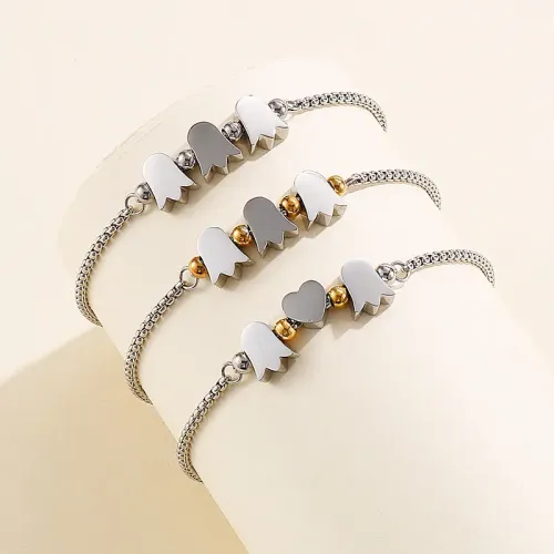 BTM1190 Charming Adjustable Stainless Steel Ladies' Bracelet Sweet Fashion Jewelry