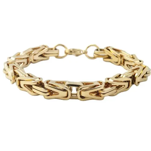 BTM633 Multi-Layered Titanium V-Shape Bracelets Colorful Byzantine 8MM Fashion Jewelry