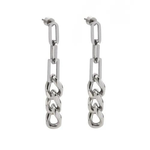 ETM511 Brazilian Titanium Stainless Steel Stud Earrings Exotic Durable Jewelry