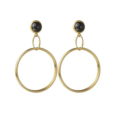 ETM631 Stainless Steel Tassel Earrings for Women Chic Fringe Ear Jewelry