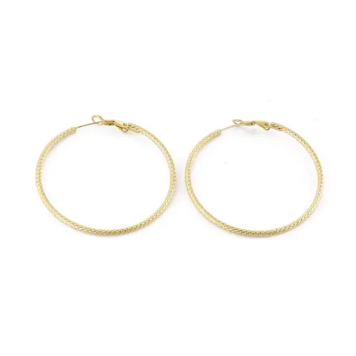ETM835 Large Hoop Geometric Stud Earrings Curved Women's Fashion Jewelry