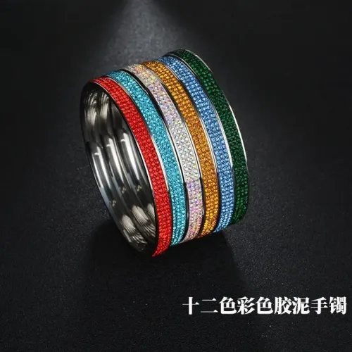 BTGM335 Elegant Stainless Steel Bracelet with Diamonds Women's Fashion Jewelry