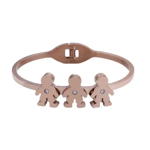 BTGM225 Cute Adjustable Open Bracelets Boys Girls Customizable Logo Option