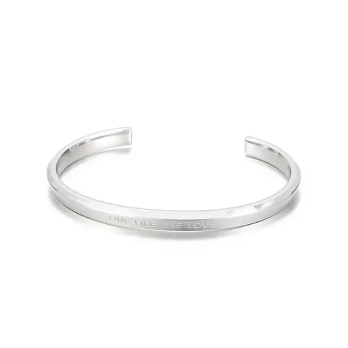 BTGM209 Elegant Open Cuff Bracelet for Women Minimalist Bangle Design