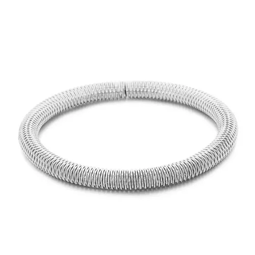 BTGM165 Circle Pattern Stainless Steel Bracelet for Women Elegant Ladies' Jewelry