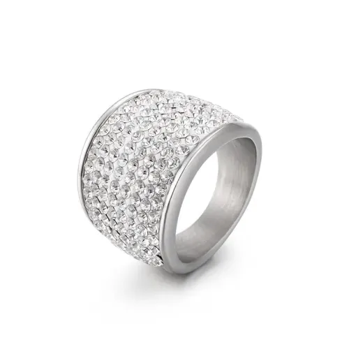 RTM3285 Elegant Zircon Ring for Women Sparkling Jewelry Collection