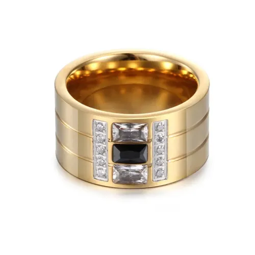 RTM3182 Elegant Women's Stainless Steel Rings Wholesale Jewelry Source