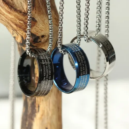 NTM4037 60cm Hip Hop Punk Chain Sweater Pendant Necklace