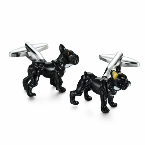 CF5 Buckle enamel geometric gilt pattern men's copper sleeves