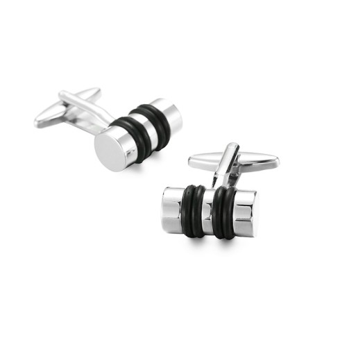 CF1 Buckle enamel geometric gilt pattern lettering men's copper sleeves