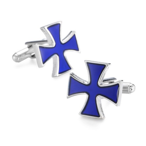 CF25 Buckle enamel geometric gilt pattern men's copper sleeves