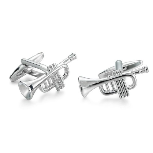 CF23 Buckle enamel geometric gilt pattern men's copper sleeves