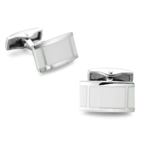 CF15 Buckle enamel geometric gilt pattern lettering men's copper sleeves