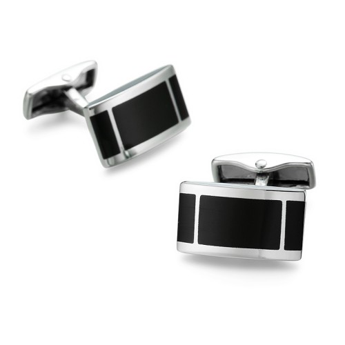 CF16 Buckle enamel geometric gilt pattern lettering men's copper sleeves