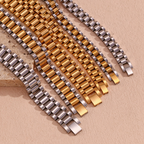 BTSMJ48 stainless steel 18K gold plated watchband bracelet for women