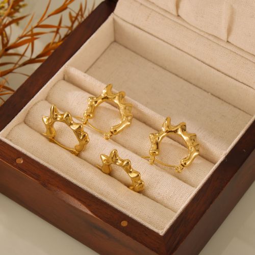 FXET1070 Drip oil irregular bag ear buckle geometry
