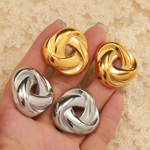 FXET989 British jewelry multi-layer line splicing weight colored glaze earrings