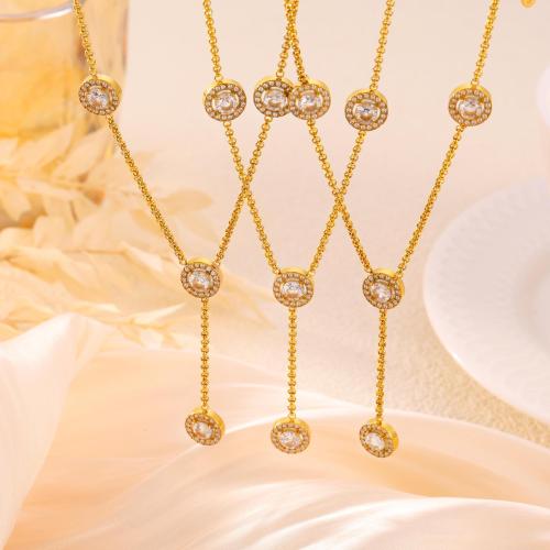 FXNT1409 Hong Kong jewelry hollow round diamond pendant necklace