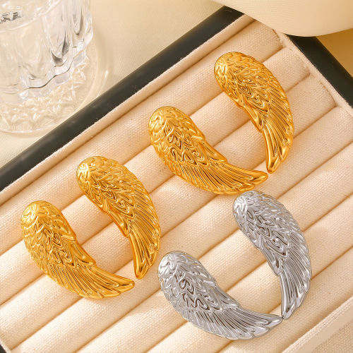 FXET967 Round ice cream resin earrings 18K plated