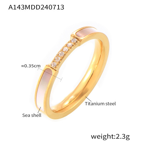 FXNT1339 Four-pointed star cat's eye pendant clavicle chain seashell ring necklace ring