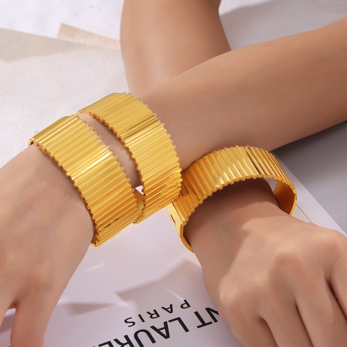 FXGT18 Minimalist geometric multi-layer line jewelry Bracelet