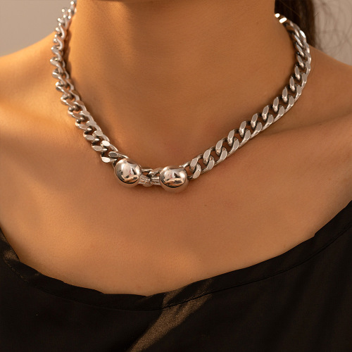 FXST19 Stainless steel necklace bracelet sense chain set wholesale
