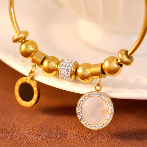 FXBT372 Hepburn style jewelry inlaid with zircon gold-plated