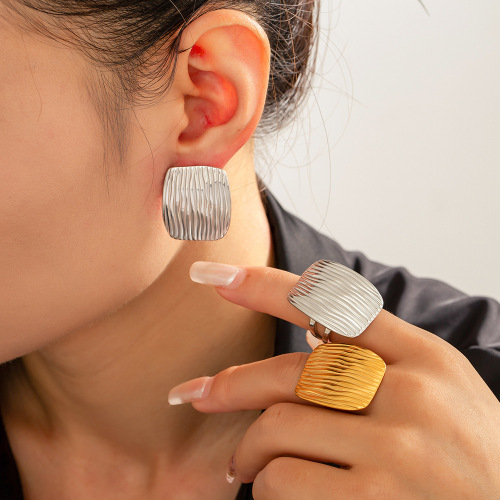 FXST52 Jewelry multi-layer line square plate jewelry set