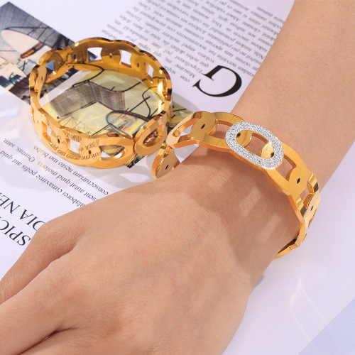 FXGT19 Style diamond-studded ring stitching bracelet