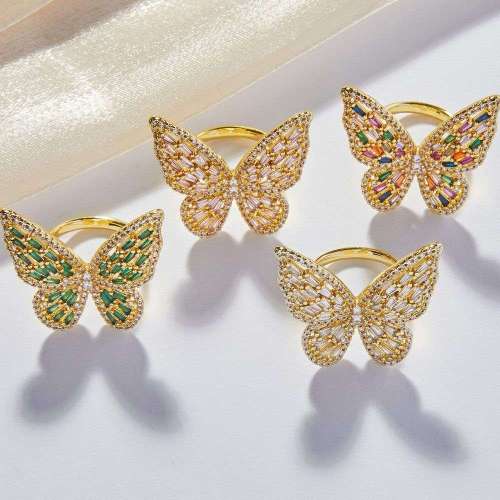 FXRT400 White shell jewelry geometric diamond ring