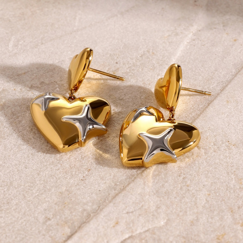 ZTET65 Stainless steel love earrings earrings earrings