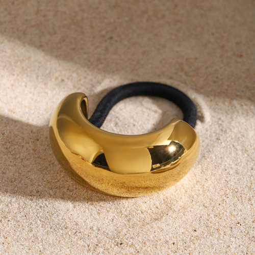 ZTPT50 Stainless steel hair rope hair ring headdress ponytail rubber band hair rope hair accessories