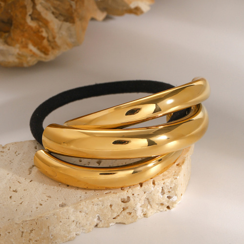 ZTPT14 Stainless steel hair ring Hairband hair band ponytail hair band hair band hair accessories