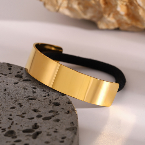 ZTPT2 Stainless steel hair rope headdress hair ring ponytail rubber band hairband hair accessories