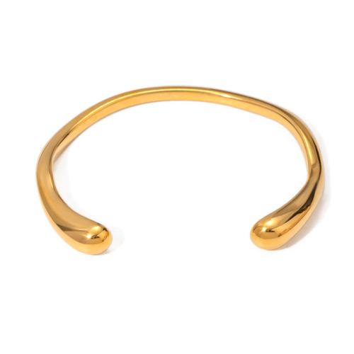 ZTGT27 18k gold stainless steel open bracelet smooth bracelet