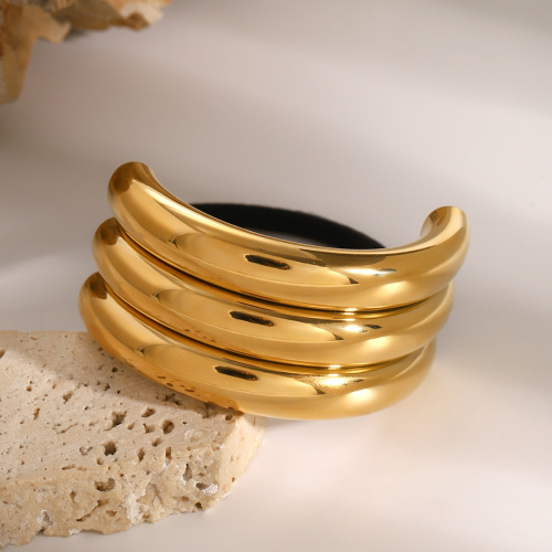 ZTPT13 Stainless steel hair rope hair ring high ponytail rubber band hair tie hair rope hair accessories headdress